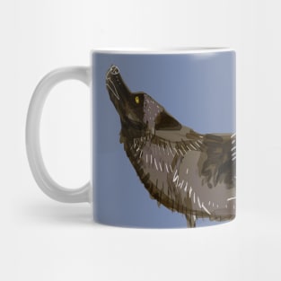 Totem Yukon Black Wolf Mug